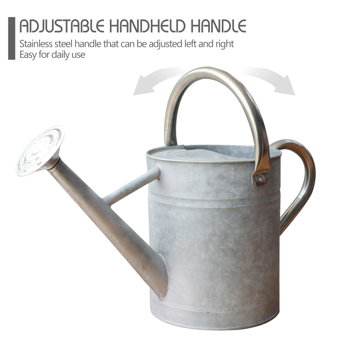 SunnyTong decorative white finish enhances garden decor.