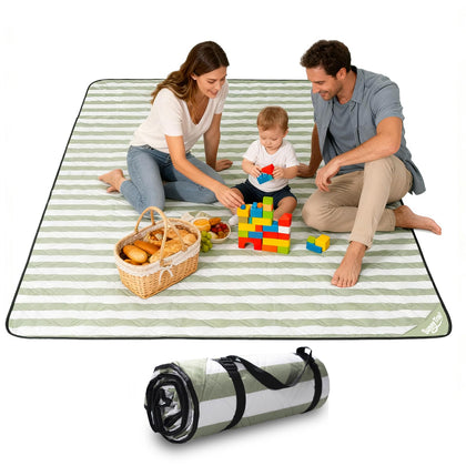 SunnyTrail picnic blanket 80x80 top fabric offers soft, durable outdoor comfort.