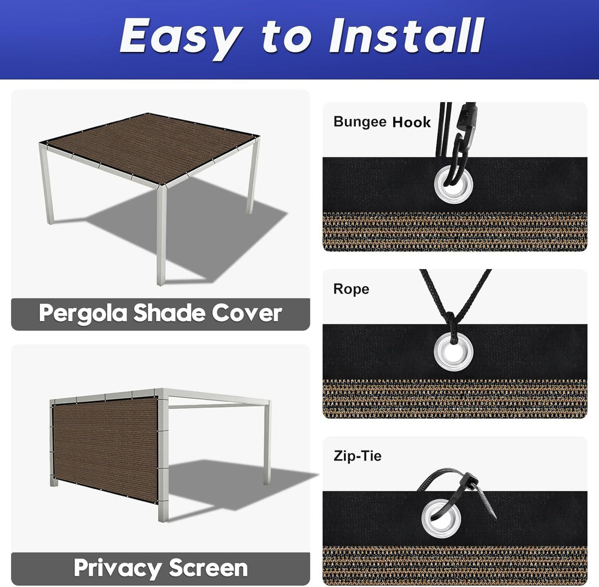 Sunocity shade cloth available in color options for your space.