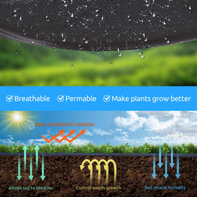 Sunocity UV-resistant barrier withstands sun exposure for lasting use.