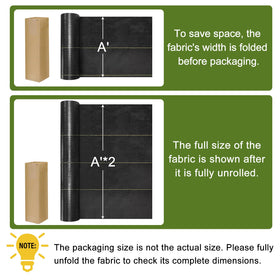 Sunocity weed barrier fabric 3oz durable design for lawns and paths.