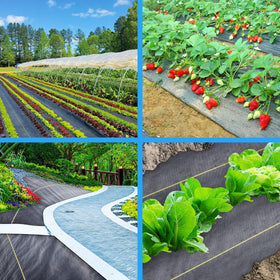 Sunocity barrier for gardens supports moisture retention and weed suppression