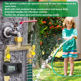 SUNOHE three-quarter inch threaded connection ensures secure hose fit.