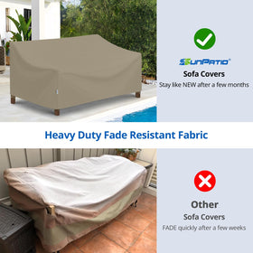 SunPatio built-in vent promotes air flow to prevent moisture.