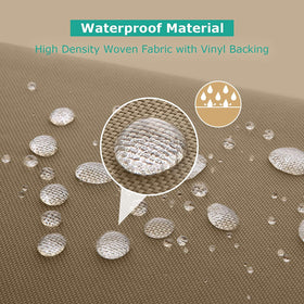 SunPatio all-weather daybed cover shields against moisture and debris