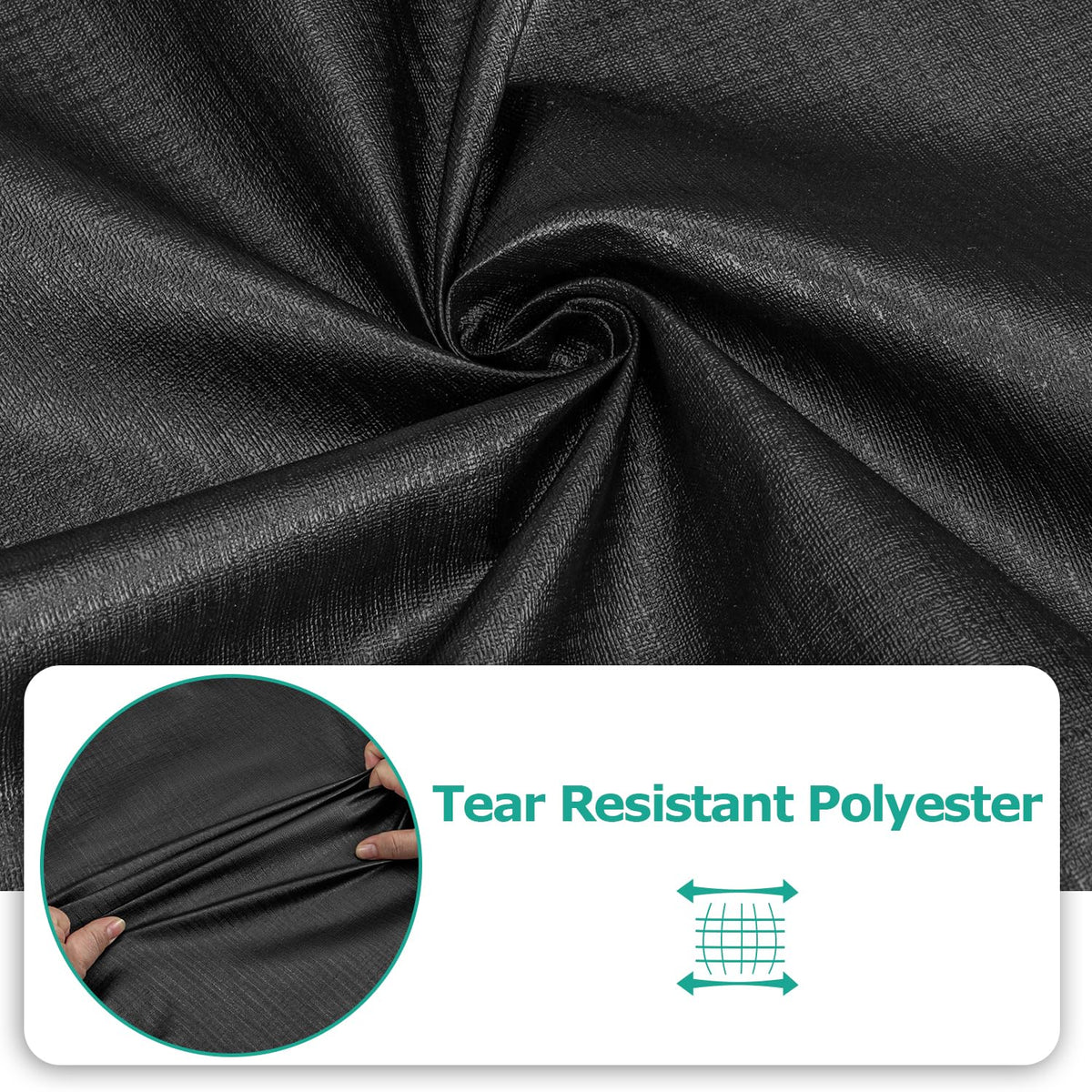 SunPatio 2024 textured outer material enhances durability for long-term outdoor use.