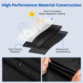 SunPatio durable rip and UV resistant cover extends outdoor furniture life