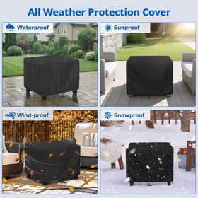 SunPatio easy-on, easy-off elastic hem cord for quick secure fitting