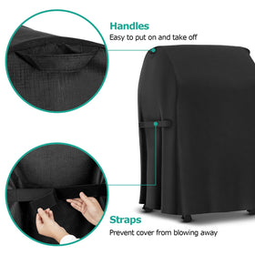 SunPatio fade-resistant grill cover maintains color under sun exposure.