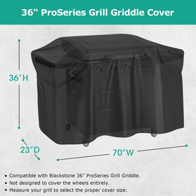 SunPatio griddle cover adjustable straps ensure a secure fit during windy days.