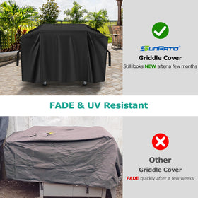 SunPatio griddle cover all-weather protection against sun, rain, and wind