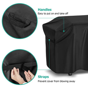 SunPatio griddle cover easy to wipe clean after outdoor use