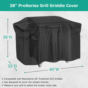 SunPatio griddle cover waterproof material shields your grill from moisture