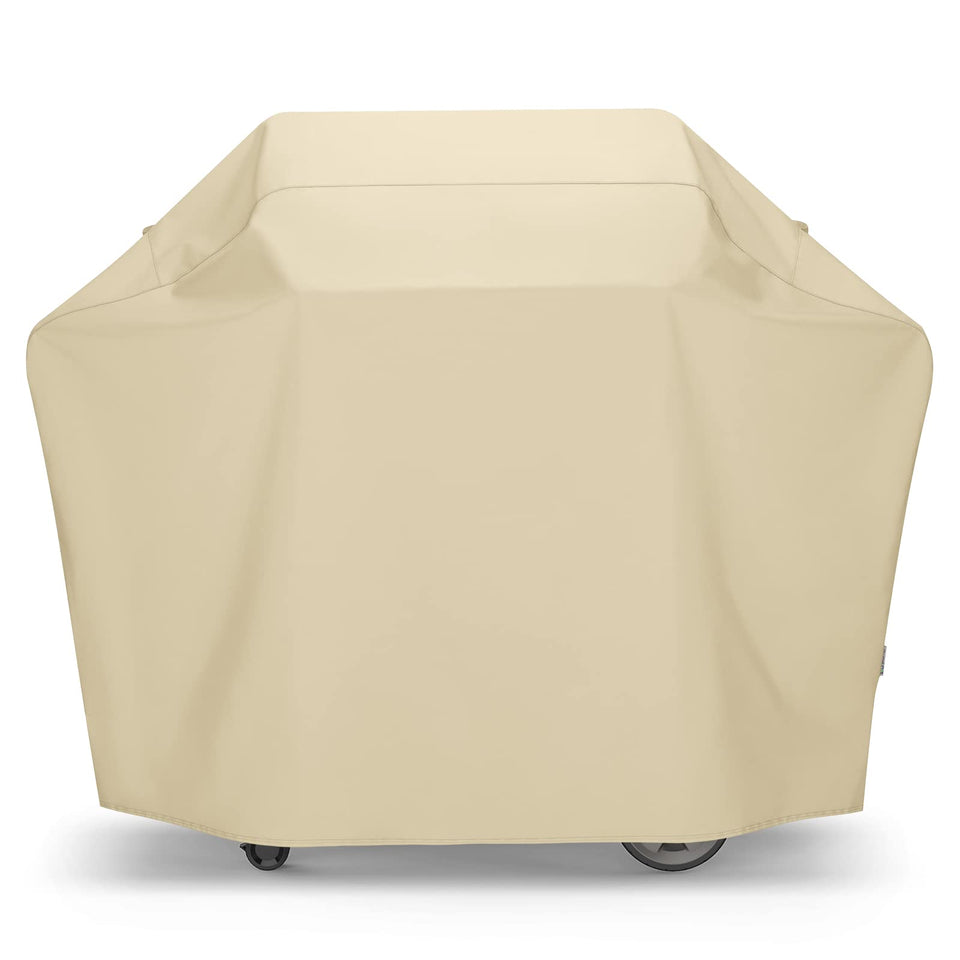 SunPatio 58 inch grill cover front view protects Weber and Char-Broil grills.