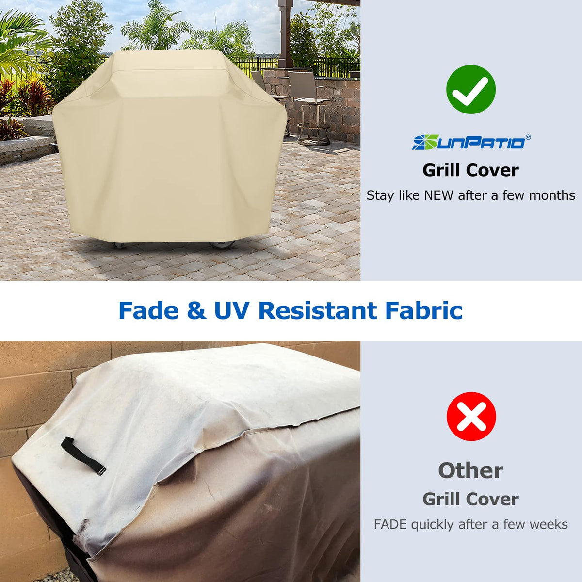 SunPatio compatible with Weber Char-Broil Nexgrill and more.