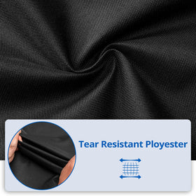 Grill cover dimensions 26W x 17.5D x 9H shown for a precise fit.
