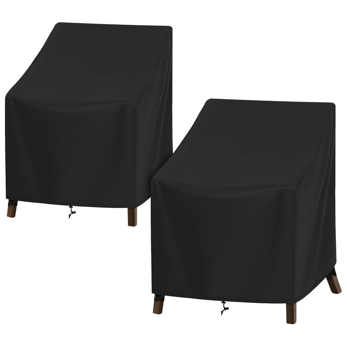 SunPatio outdoor chair cover protects two chairs with waterproof protection
