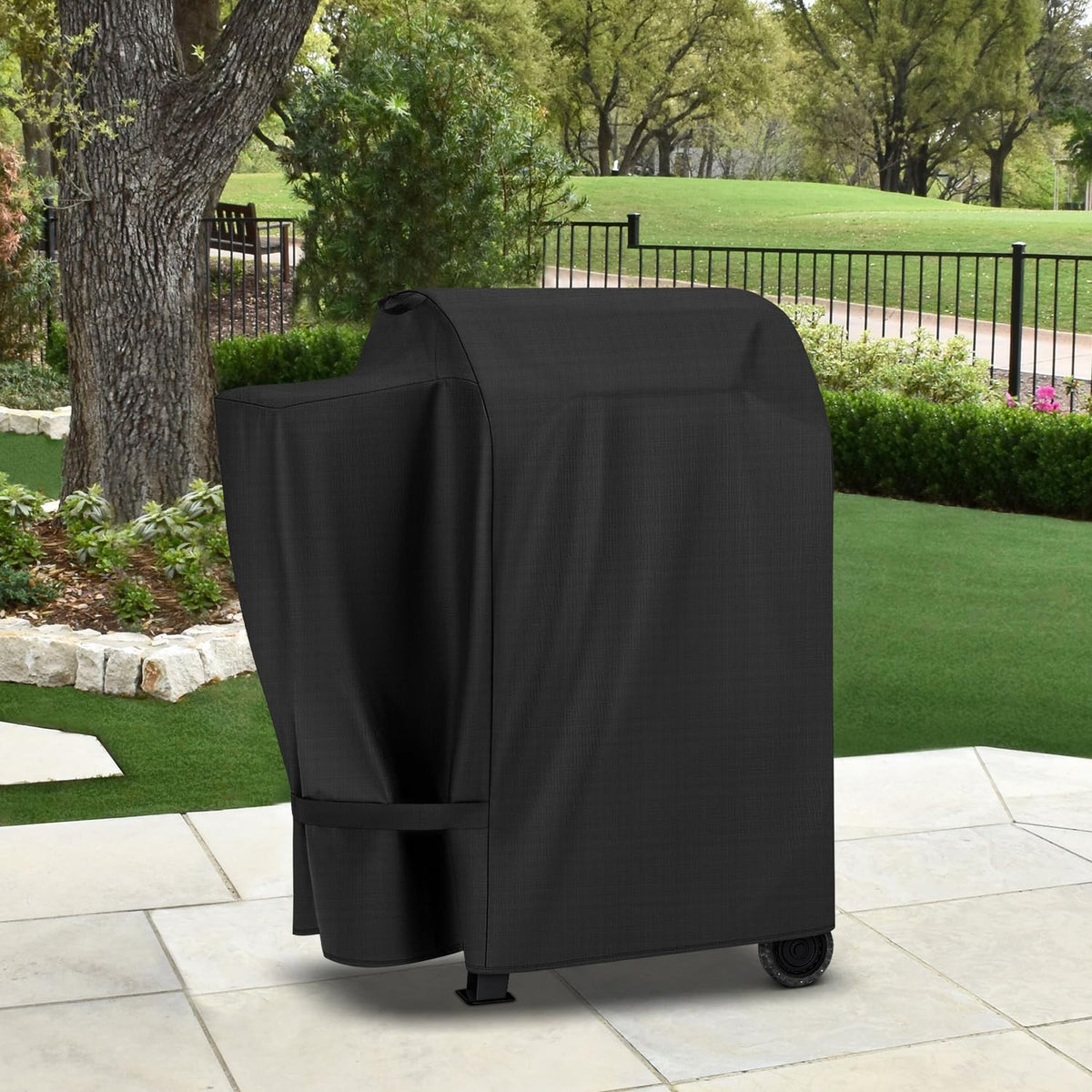 SunPatio easy-clean design lets you hose off grime.
