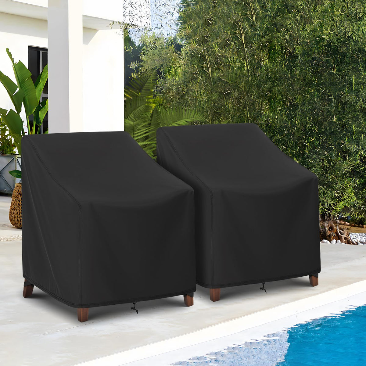 SunPatio compact storage bag keeps covers organized when not in use