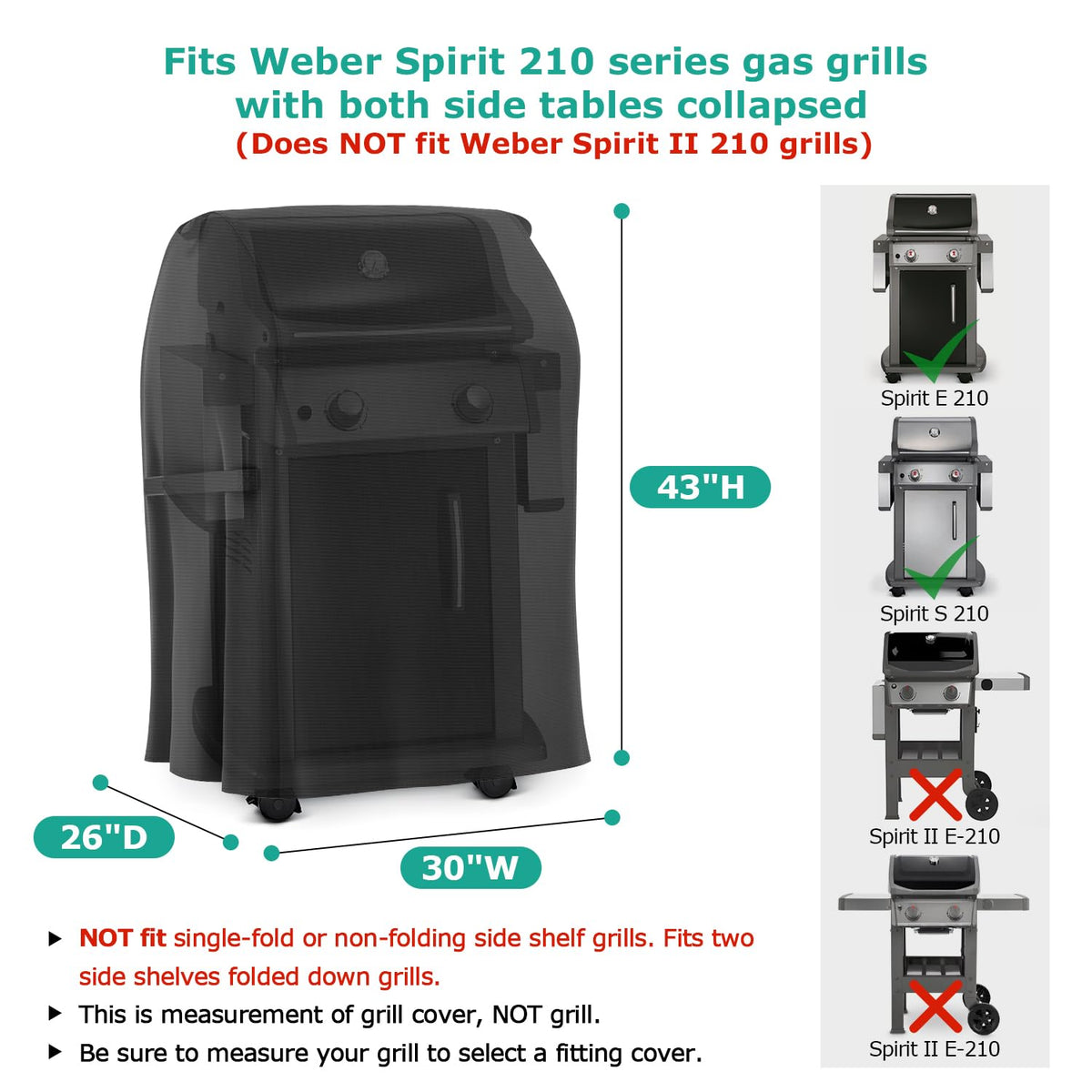 SunPatio waterproof vinyl grill cover shields grills from rain and snow.