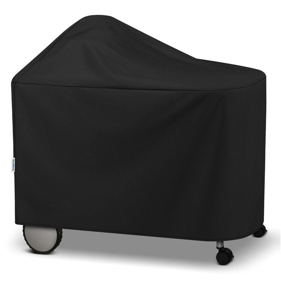 SunPatio Weber 22in Performer cover front view protects from sun and rain