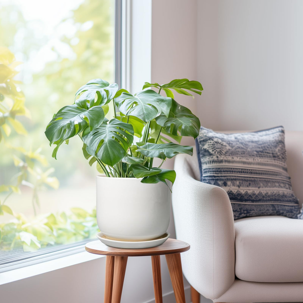 SUNPOTFOR office home decor ceramic pot elevates greenery.