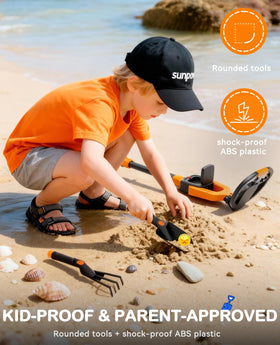SUNPOW Kids Metal Detector lightweight design reduces fatigue during long explorations.