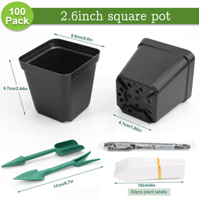 SUNPRO 60 waterproof plant labels for clear variety tracking
