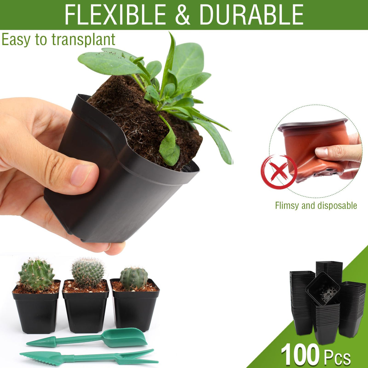 SUNPRO transplanting tools for gentle repotting