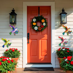 Lifelike hummingbirds brighten living rooms and outdoor spaces
