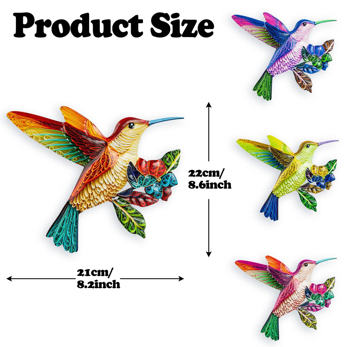 Durable Sunreek metal hummingbird wall decor resists outdoor weather
