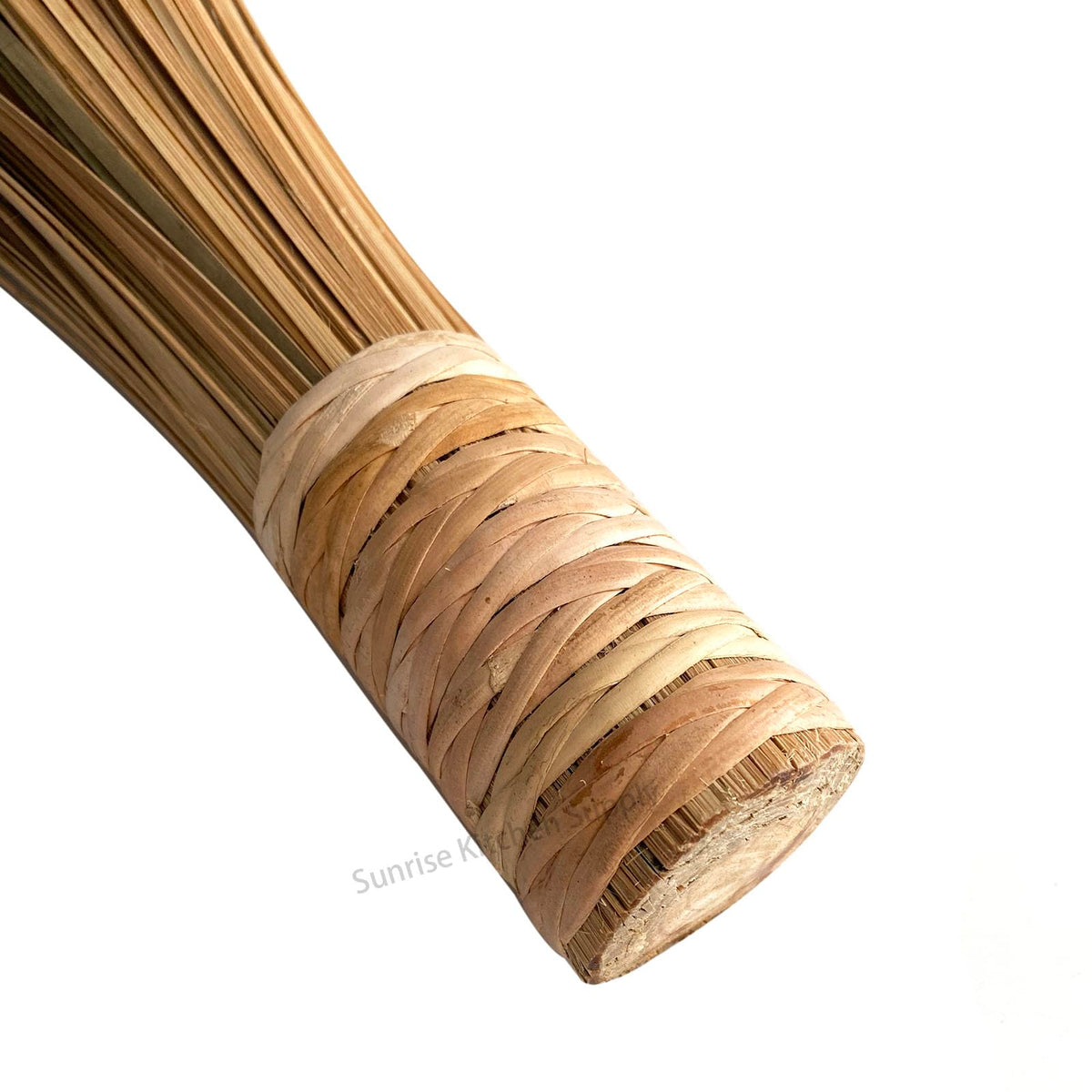 Close-up of Sunrise bamboo strips showing durable, natural cleaning surface.