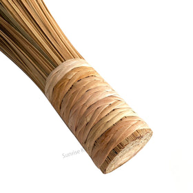 Close-up of Sunrise bamboo strips showing durable, natural cleaning surface.