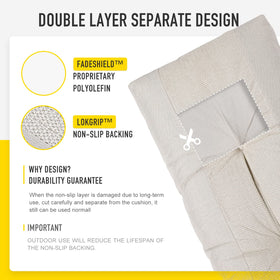 SUNROX double-layer protection design reinforces foam durability.