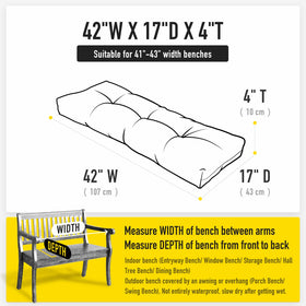Sunrox easy-care cushion cleans easily and dries quickly.