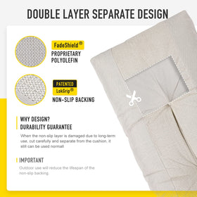 Sunrox MIXFILLING foam provides lasting support and shape.