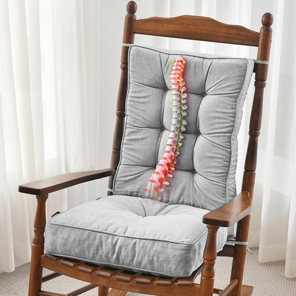 SUNROX seat cushion memory foam for rocking chairs enhances comfort
