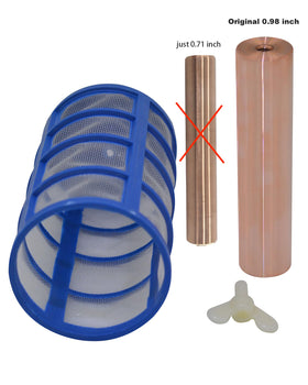 Sunsest thicker 0.97-inch copper anode for stronger, longer-lasting ionizer component.