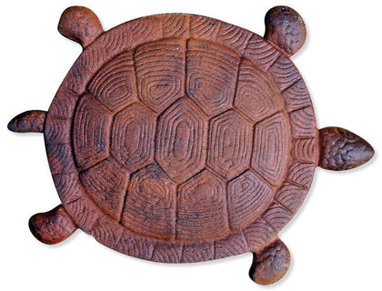 Sunset Vista Designs turtle stepping stone for rustic garden paths and decorative yard accents