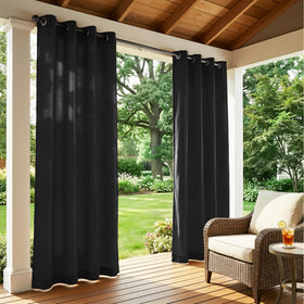Sunshelf grommet privacy panels with easy hang design for quick setup