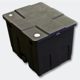 SunSun CBF-350 media bay inside shows multi-stage filtration options
