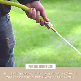 SUNTAI solid brass jet sweeper nozzle car-wash-ready for efficient vehicle rinsing.