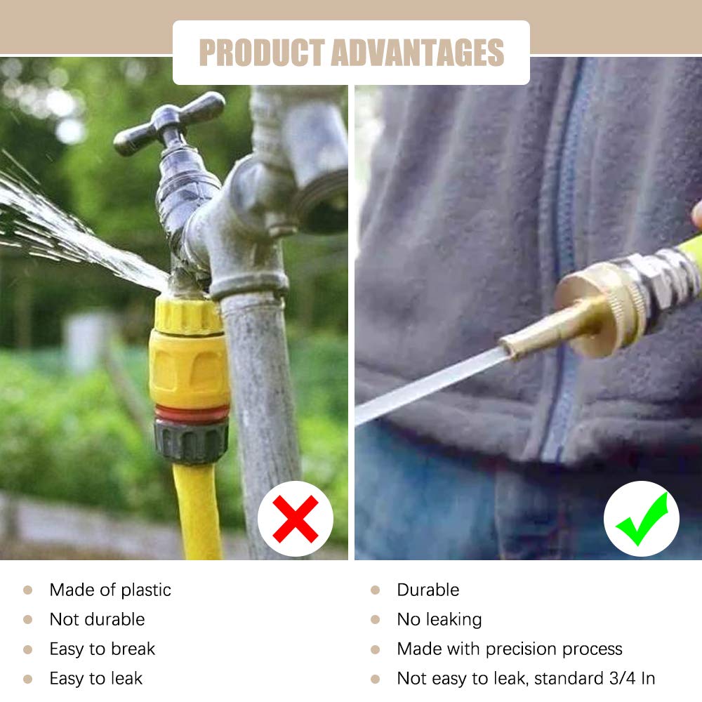 SUNTAI solid brass jet sweeper nozzle garden-cleaning shows precise spray for beds and paths.