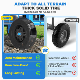 Suntee Garden Seat with Wheels assembly guide for quick setup.