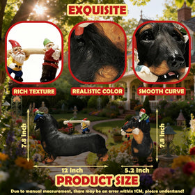 Sunthus dachshund garden decor for yard display, adds whimsy.