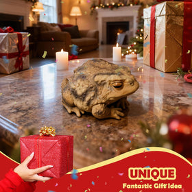 Sunthus frog-toad sculpture securely packed for outdoor display or gifting.