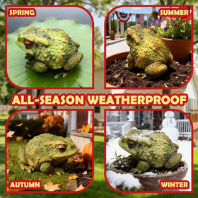 Sunthus outdoor decor waterproof and sunproof for year round display.