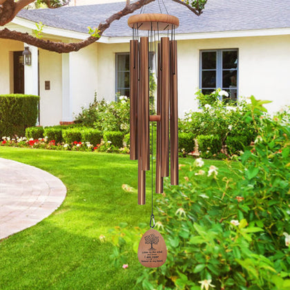 Suntimber large wind chimes 42-inch for outdoor ambiance and memorial spaces.