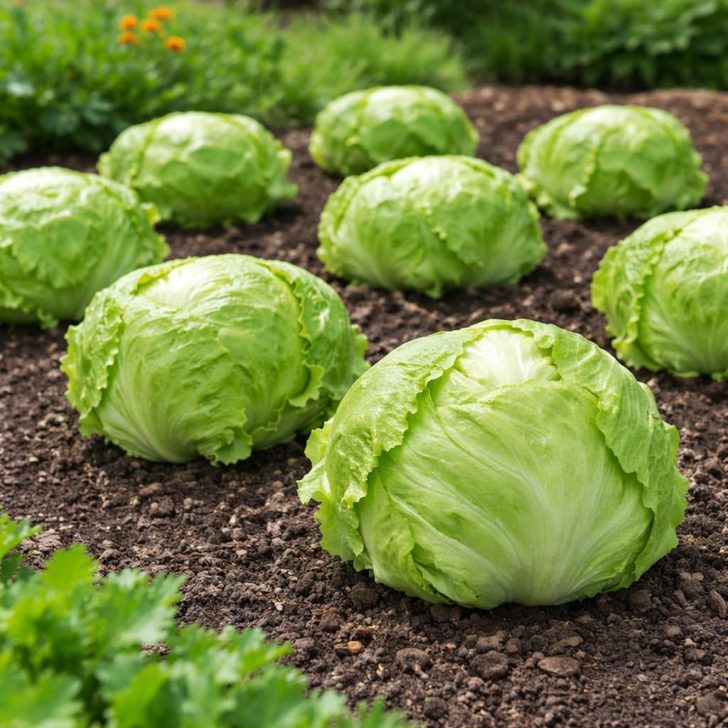 Sunutri Seeds iceberg in a container garden demonstrates versatile growing options.