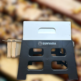 SunVara beehive stand supports quick setup and reliable stability in apiary.